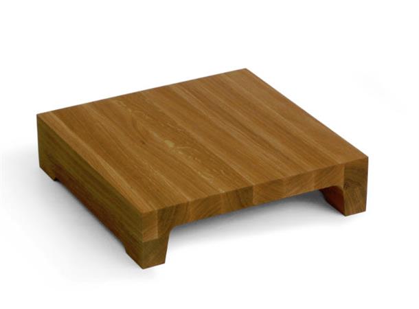 Buffetblokk S 325x325x80mm Eik Heltre - Næringsmiddelgodkjent